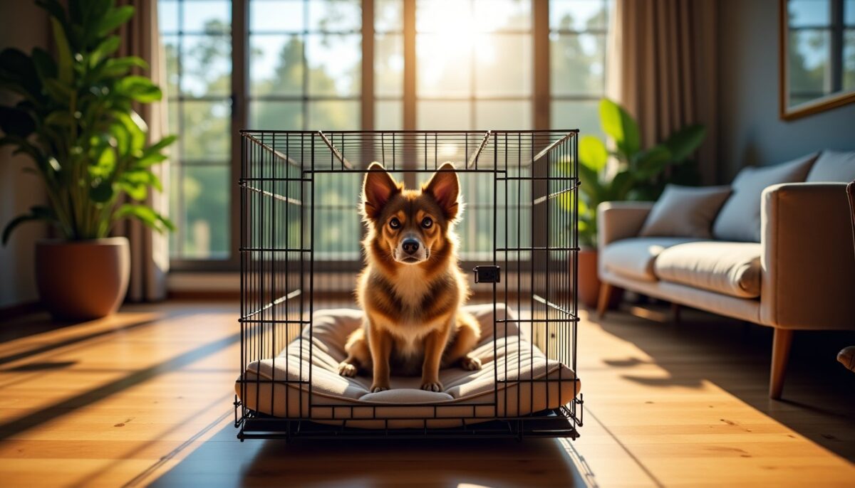 Guide pratique pour déterminer la taille idéale d’une cage pour votre chien